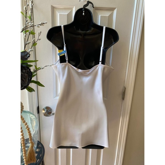 Womens Boston Proper Silk Cami 10 White Adjustable Straps - Picture 4 of 8